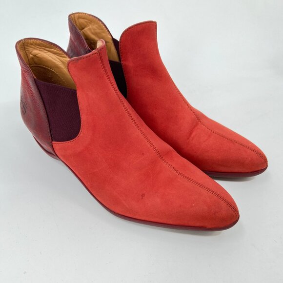 John Fluevog Power Up Chelsea Leather Booties - Picture 3 of 8